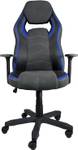 Fauteuil Gamer inclinable AZUL Noir - Bleu - Métal - Matière plastique - Cuir synthétique - 62 x 123 x 65 cm