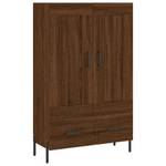 Highboard DE8247 Eiche Schwarzbraun Dekor