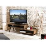 Meuble TV rotatif en teck recyclé Marron - Bois massif - 40 x 45 x 100 cm