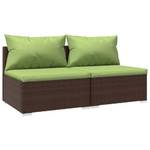 Salon de jardin (lot de 2) 3013629-11 Marron - Vert