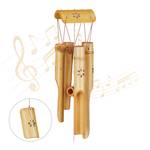 Carillon à vent bambou Marron - Bambou - Textile - 7 x 73 x 7 cm