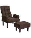 Fauteuil OLAND Marron - Marron foncé