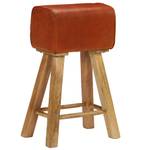 Tabouret de bar 246685 (lot de 2) Marron - Bois massif - Bois/Imitation - 31 x 76 x 48 cm