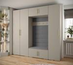 Garderobe Inova 3 Z8 Gold - Grau - Gold