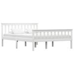 Cadre de lit 3001476 Blanc - Bois massif - Bois/Imitation - 148 x 82 x 208 cm