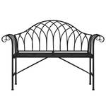 Gartenbank 318828 Schwarz - Metall - 128 x 88 x 44 cm