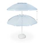 Parasol 200 x 200 cm inclinable jardin Gris