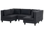 Modulsofa UNSTAD 6-tlg Schwarz