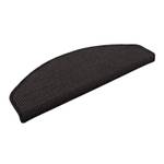 Sisal-Stufenmatte Premium Schwarz - 19 x 56 cm