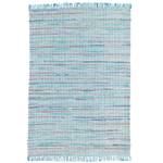 Baumwolle Natur Teppich Cayenne Blau - 170 x 240 cm