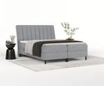 Boxspringbett Merton Grau - Breite: 140 cm - H4