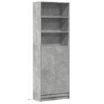 Highboard mit LED-Beleuchtung DE6589 Grau - Holzwerkstoff - 33 x 200 x 69 cm