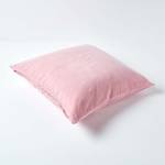 Samt-Kissenbezug Pink - 40 x 40 cm
