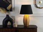 Tischlampen EBRO Schwarz - Gold - Porzellan - 33 x 56 x 33 cm