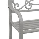 Banc de jardin F44 Gris - Métal - 127 x 87 x 58 cm