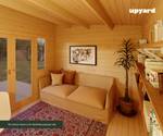 Modernes Holz Gartenhaus 400x300