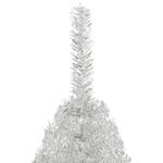 Künstlicher Halb-Weihnachtsbaum Silber - 120 x 210 x 120 cm