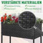 Hochbeet 867-038 Polyrattan - 30 x 70 x 70 cm