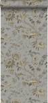 Tapete Blumen 6962 Taupe