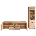 Wohnwand Morena 33 Braun - Massivholz - Holzart/Dekor - 280 x 205 x 45 cm