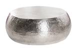 Couchtisch ORIENT Silber - Metall - 80 x 30 x 80 cm