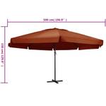 Parasol 3001704 Brun rouge - 600 x 330 x 600 cm