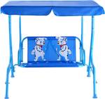 Kinder Hollywoodschaukel Kinderschaukel Blau - Metall - 78 x 140 x 117 cm