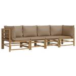 Garten-Lounge-Set 3028491-16 (4-teilig) Braun - Taupe