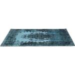 Tapis Kelim Pop turquoise 170x240cm Bleu - 240 x 1 cm