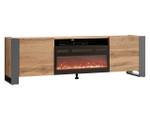 Wood Kamin TV-Lowboard mit