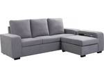 Umkehrbares Sofa "Malcolm" 3+1 - 229 x 1 Grau - Massivholz - 170 x 92 x 229 cm