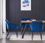 4 chaises de salle à manger Camden Bleu