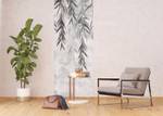 affiche feuilles Gris - Fibres naturelles - Textile - 90 x 270 x 270 cm