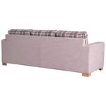 Nebraska Sofa 3-Sitzer Pink - Kunststoff - Textil - Holz teilmassiv - 223 x 88 x 87 cm