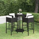 Garten-Bar-Set (5-teilig) 3012233-2 Schwarz - 76 x 76 cm