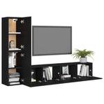 TV-Schrank 4er Set D331 Schwarz - 80 x 30 cm