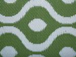 Tapis d'extérieur PUNE Vert - Blanc - Textile - 180 x 120 x 120 cm