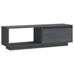 TV-Schrank D974 Grau - Massivholz - 30 x 34 x 110 cm