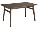 Table de salle à manger VENTERA Marron - Bois massif - 140 x 75 x 85 cm