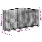 Panier de gabion 3017642-2 400 x 200 cm