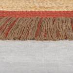 Tapis rond en jute tressée KANA Rouge