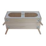 Sideboard Kengai Weiß - Holz teilmassiv - 30 x 52 x 80 cm