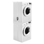 Verbindungsrahmen für Waschmaschinen Weiß - Metall - 60 x 8 x 54 cm