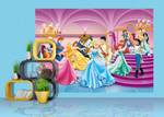 papier peint panoramique Princesses Fibres naturelles - Textile - 255 x 180 x 180 cm
