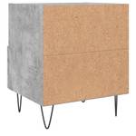 Modern Nightstand with Storage Beton Dekor