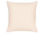 Coussin décoratif RATIBIDA Gris - Rose foncé - Fibres naturelles - 45 x 14 x 45 cm