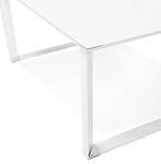 Schreibtisch XLINE Durchscheinend - Weiß - 80 x 73 x 160 cm - Weiß