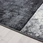 Tapis salon CARARELLI 80x150 argent Argenté - 80 x 150 cm