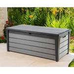 Outdoor Aufbewahrungsbox Grau - Kunststoff - Polyrattan - 145 x 70 x 145 cm