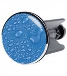 Waschbeckenstöpsel Tautropfen Blau